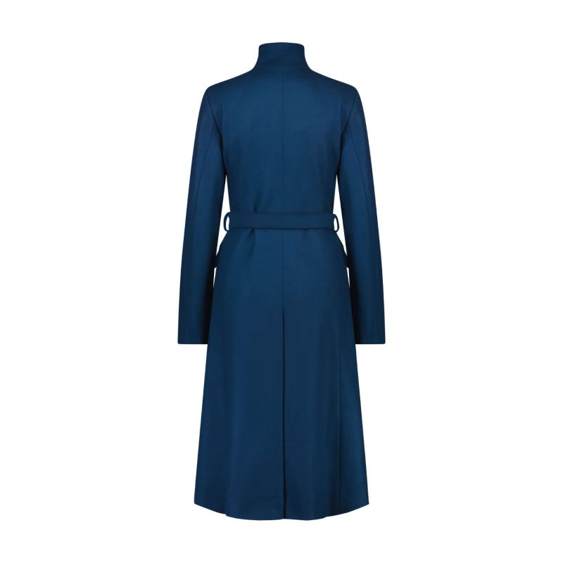 Teal Tailored Wool Coat image