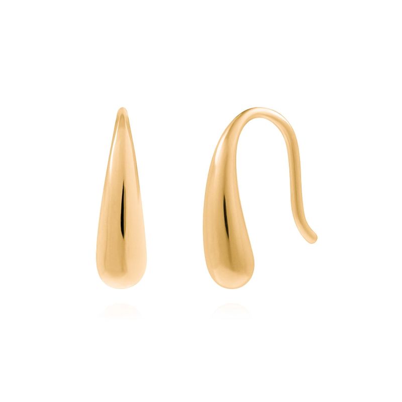 Gold Teardrop Earrings image