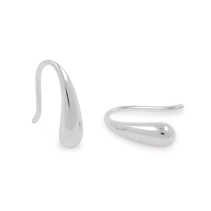 Silver Teardrop Earrings image