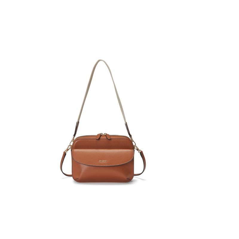 Tess Crossbody - Tan image