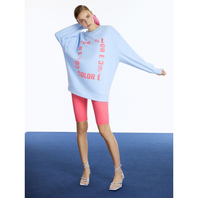 Oversized Text Sweatshirt image