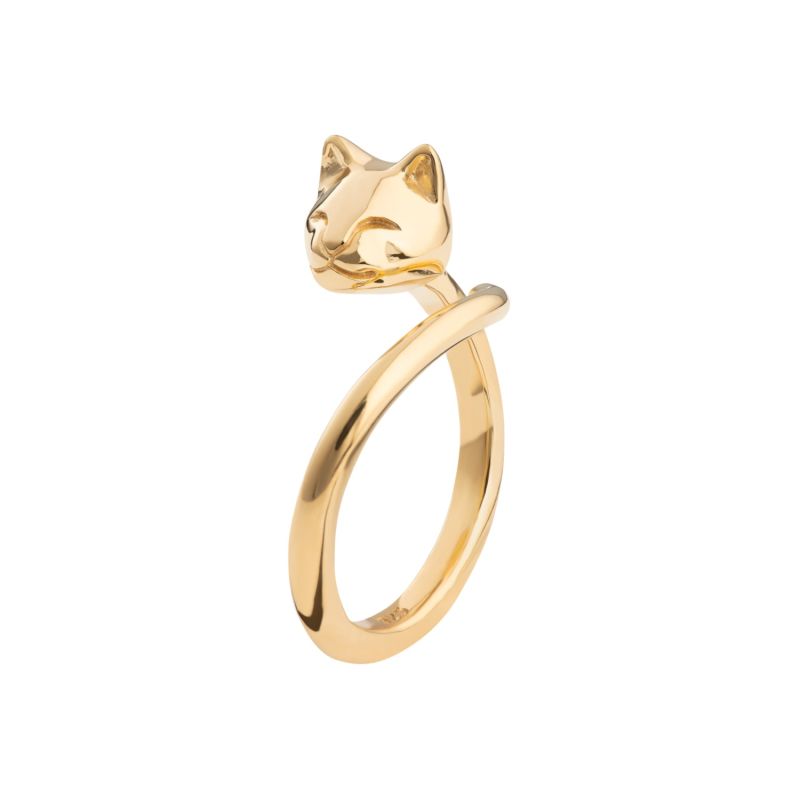 Gold Plated Cat Ring image