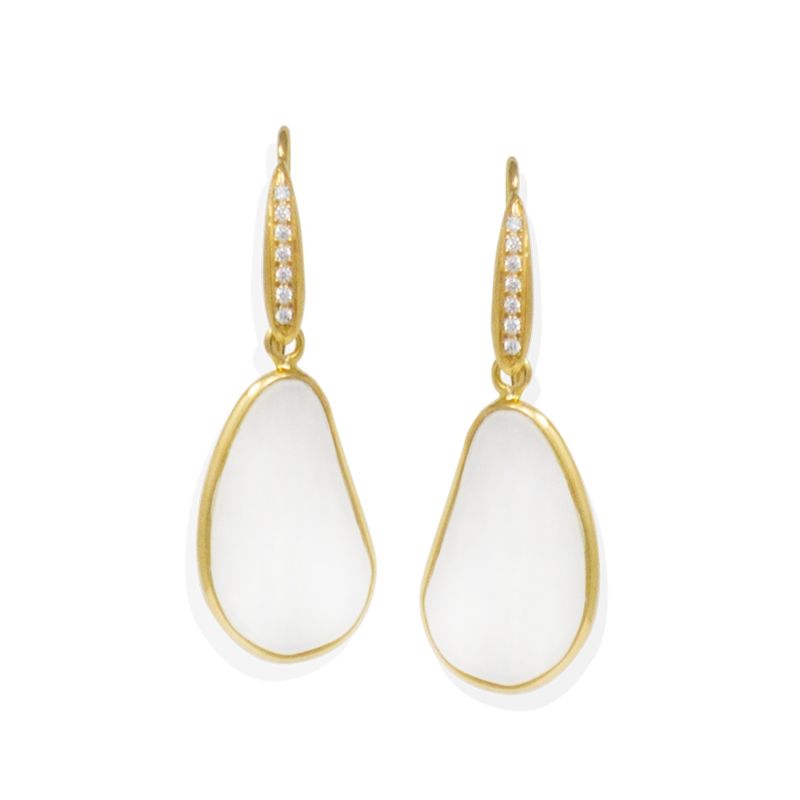 Paddle Gold-Plated Earrings image