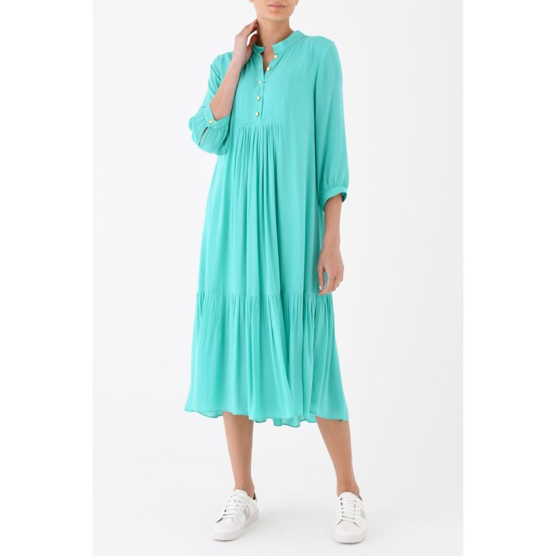 Claude Dress Pale Turquoise Rayon image