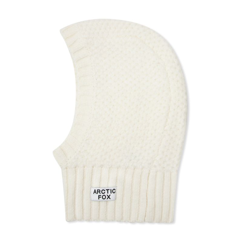 The Alpaca Balaclava Fitted Hood In White image