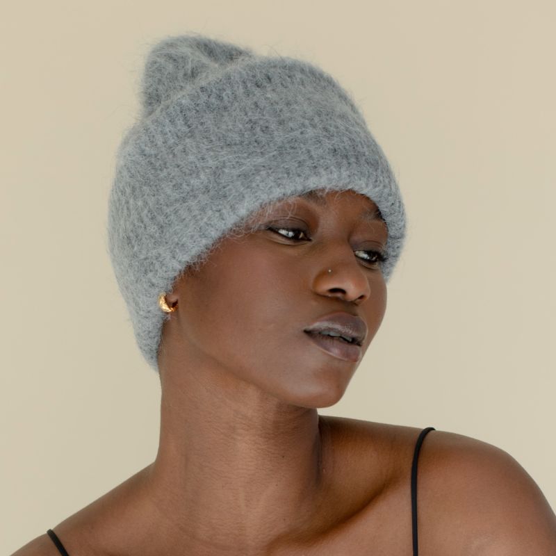 The Alpaca Beanie In Grey image