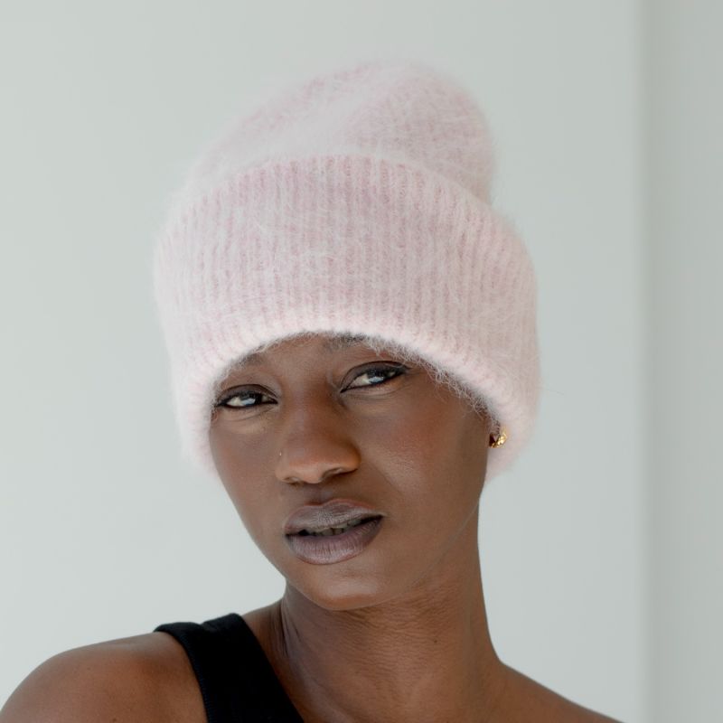 The Alpaca Beanie In Pink image