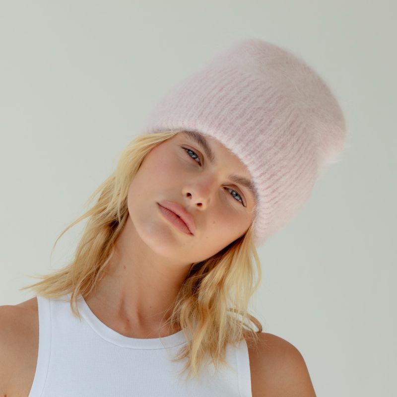 The Alpaca Beanie In Pink image