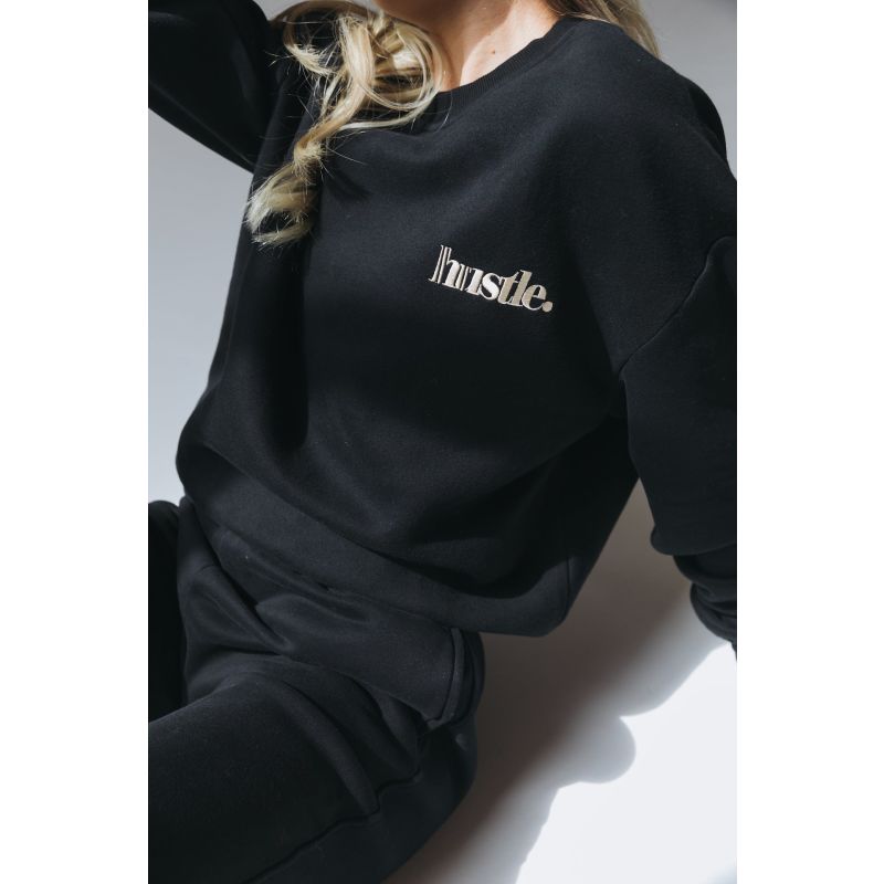 The Angel Number Sweatshirt - Black image