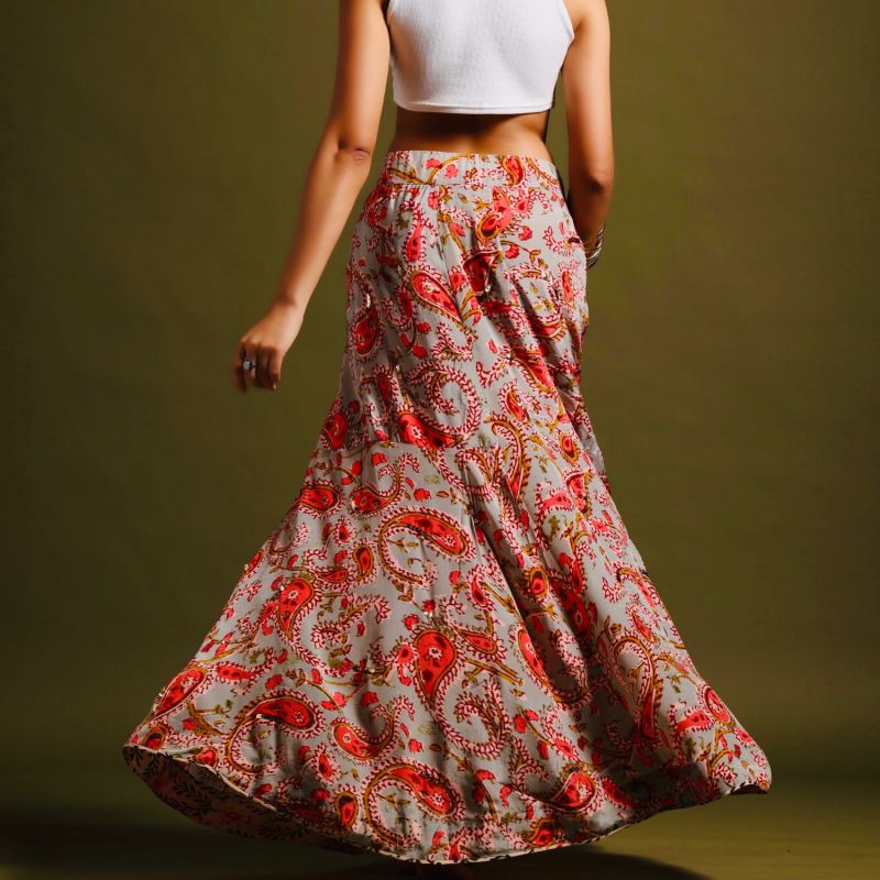 The Avni Skirt - Mixed Print image