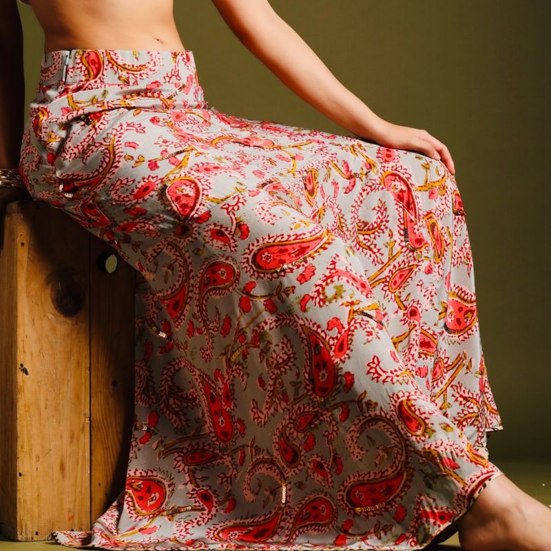 The Avni Skirt - Mixed Print image