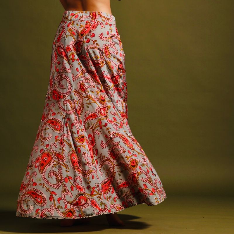 The Avni Skirt - Mixed Print image