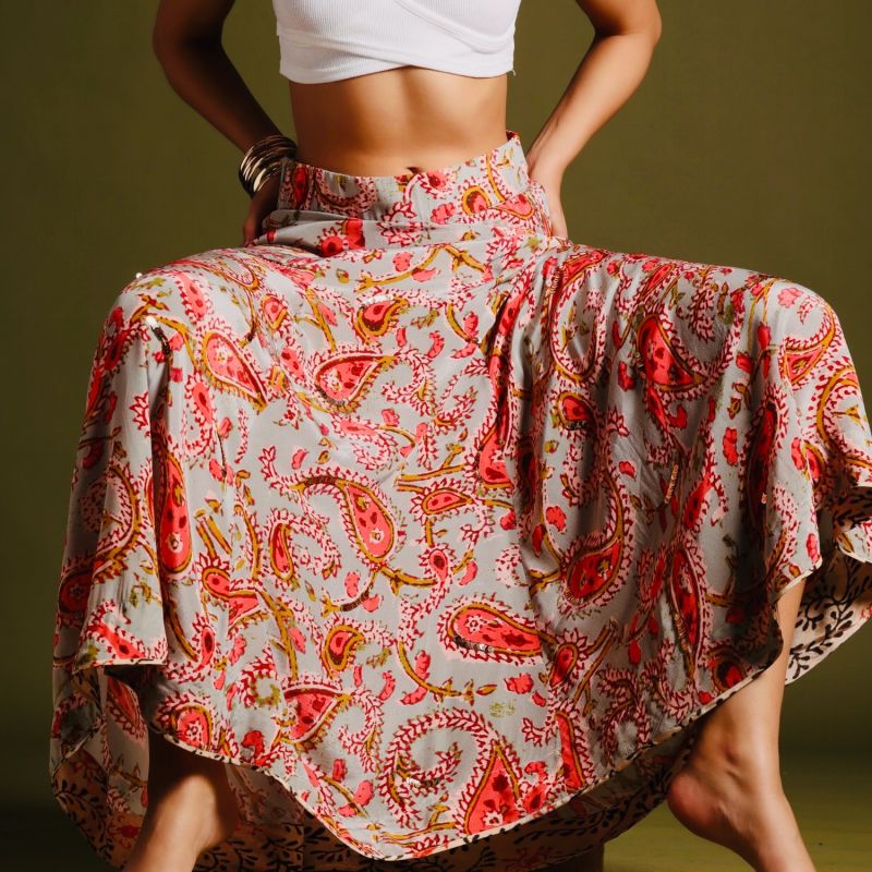 The Avni Skirt - Mixed Print image