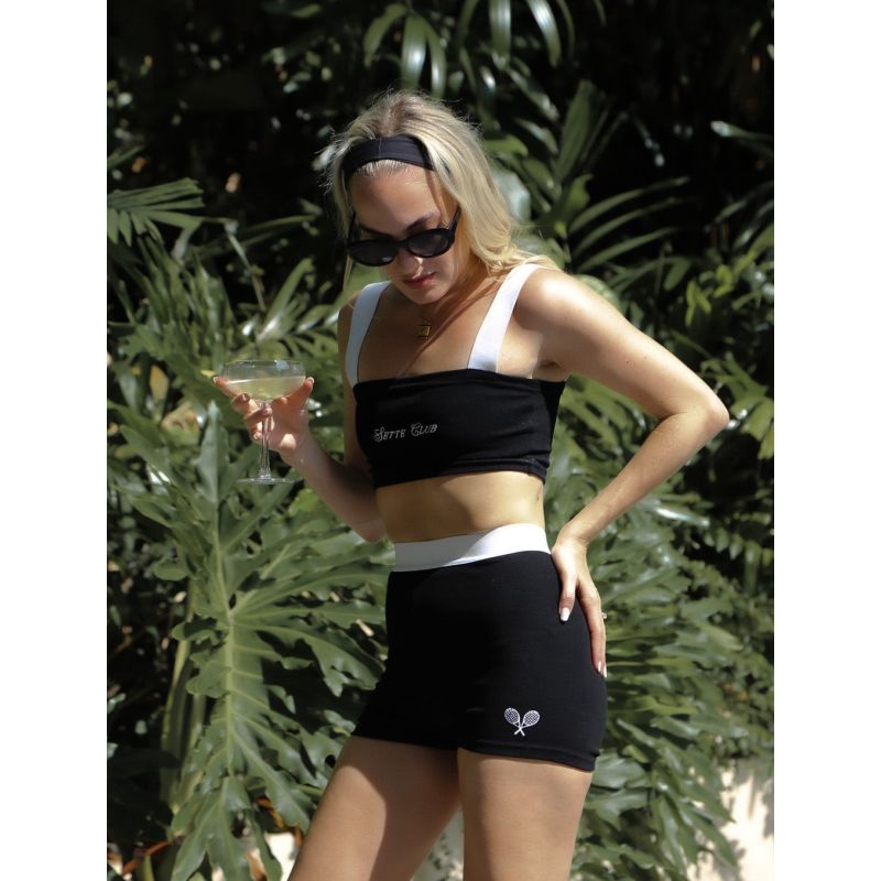 The Blake Contrast High Waisted Bike Short image