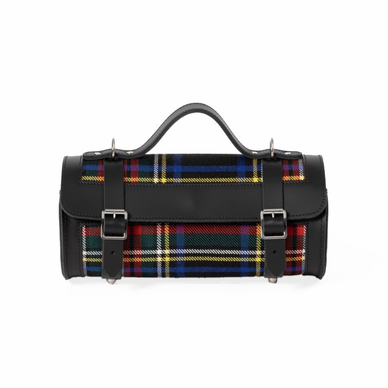 The Bowls Bag - Black With Strome Modern Tartan image