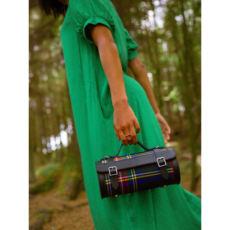 The Bowls Bag - Black With Strome Modern Tartan image