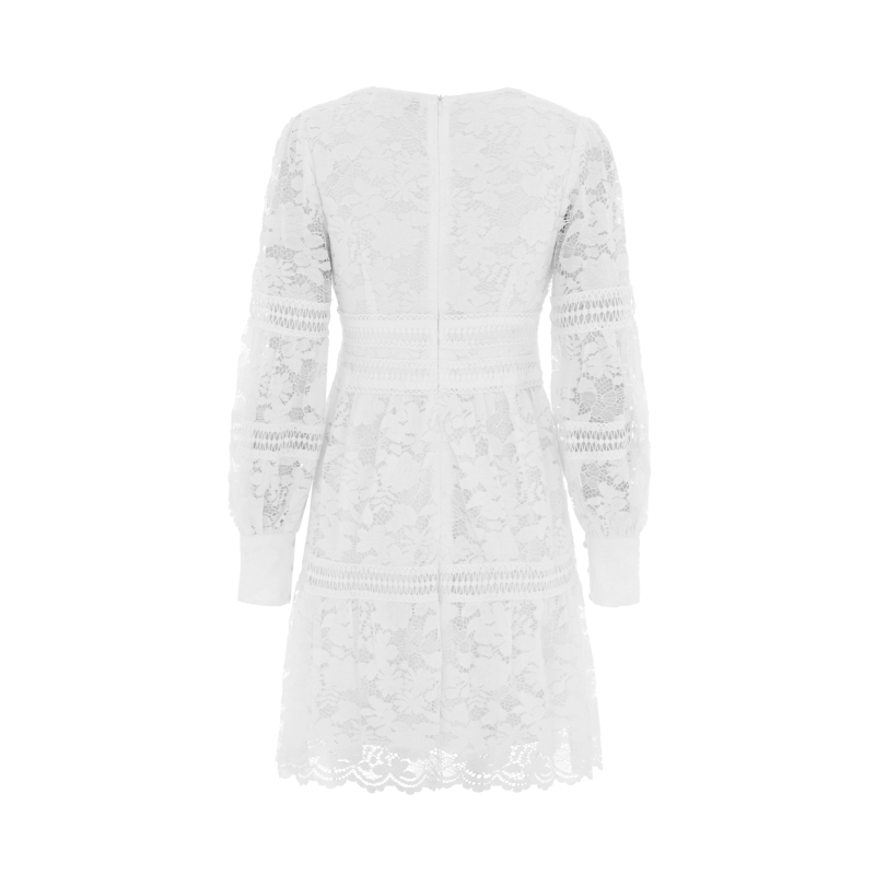 The Cabo Lace Mini Dress White image