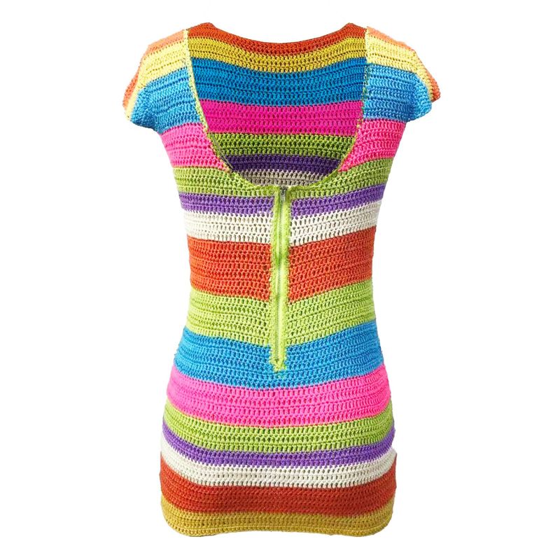 The Carni Crochet Mini Dress image