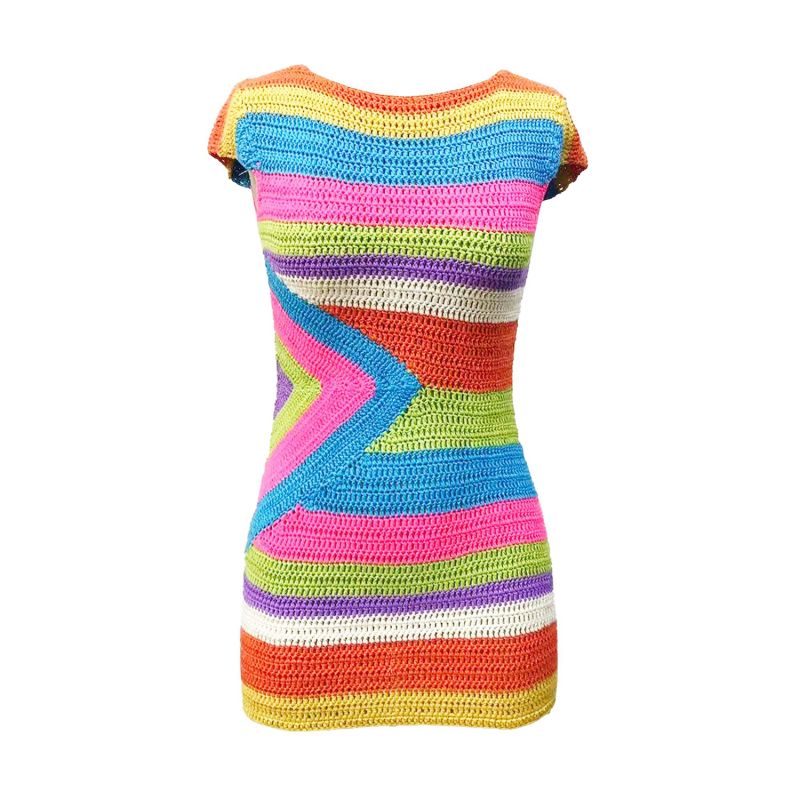 The Carni Crochet Mini Dress image