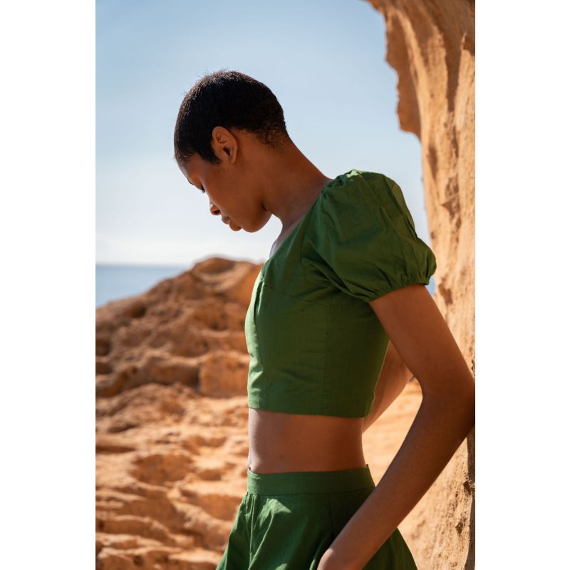 The Organic Cotton Co-Ord In Green image