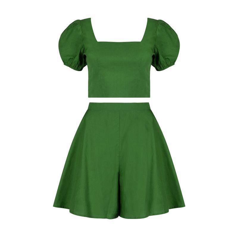 The Organic Cotton Co-Ord In Green image