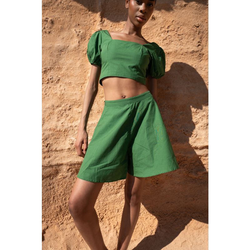 The Organic Cotton Co-Ord In Green image