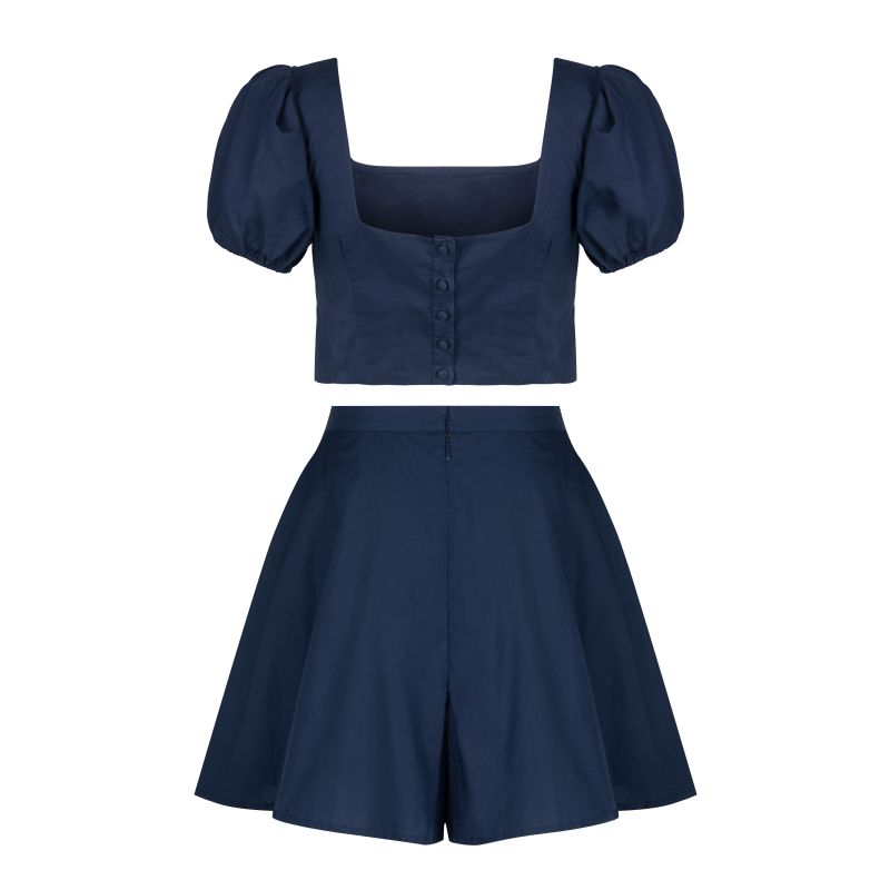 The Organic Cotton Co-Ord In Navy image