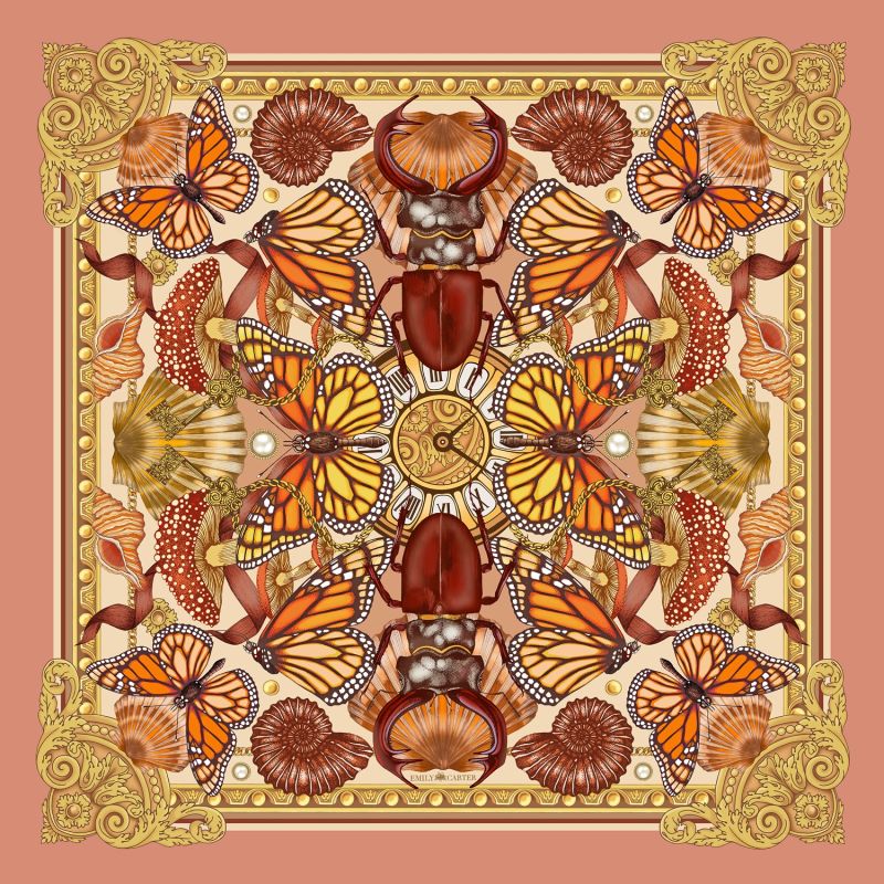 The Curiosity Cabinet Silk Scarf | L image