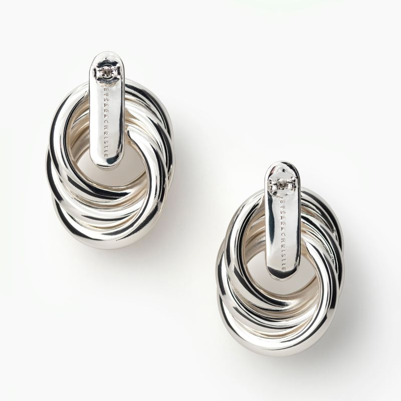 The Empire Earrings - Silver image