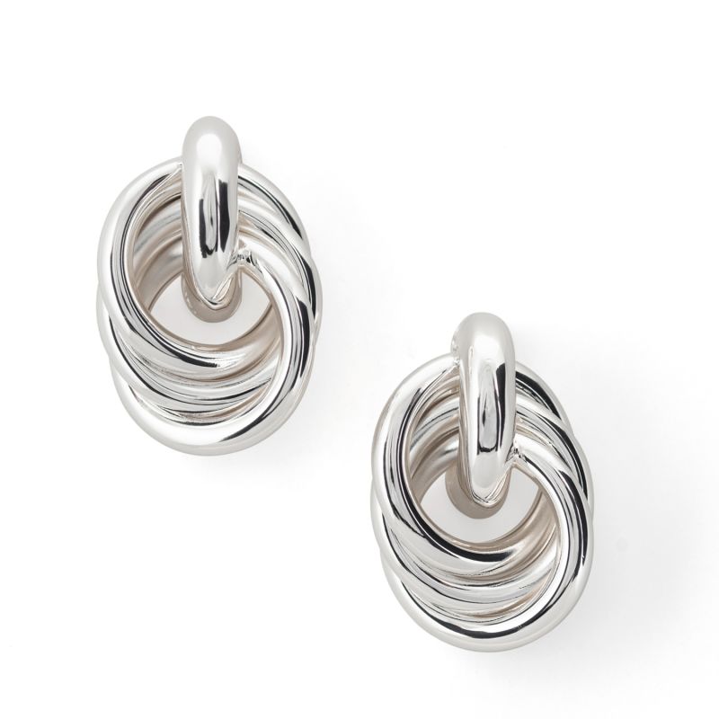 The Empire Earrings - Silver image