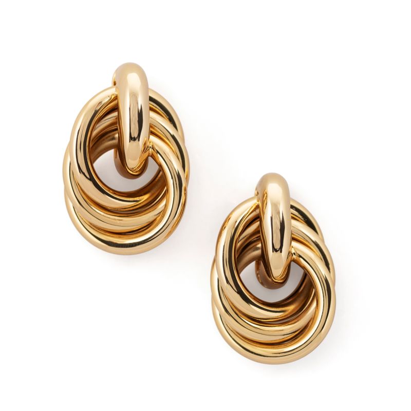 The Empress Earrings - Gold image