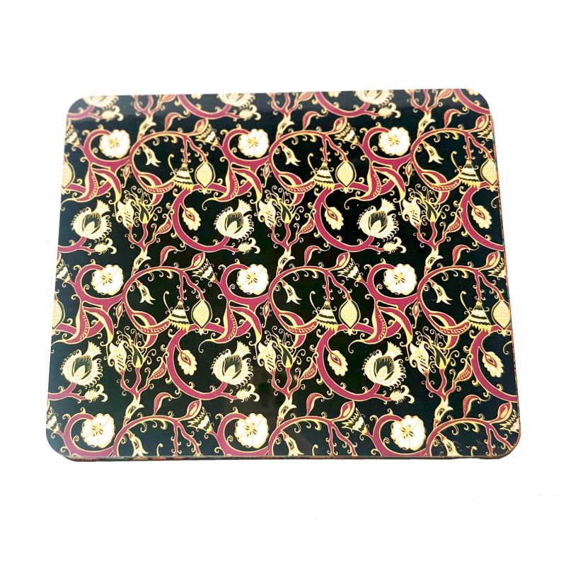 The Gold Decorative Thistle Set Of Four Placemats Laura B Interiors