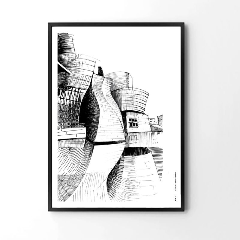 The Guggenheim Bilbao Art Print: Spain's Modern Architectural Masterpiece image