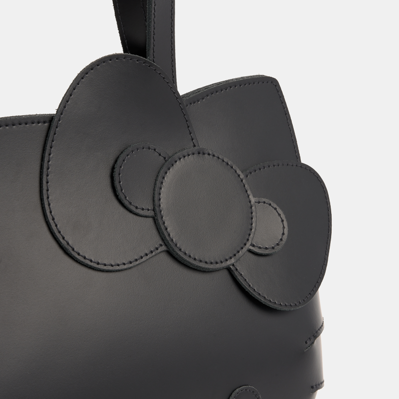 The Hello Kitty Face Tote - Black | The Cambridge Satchel Co. | Wolf & Badger