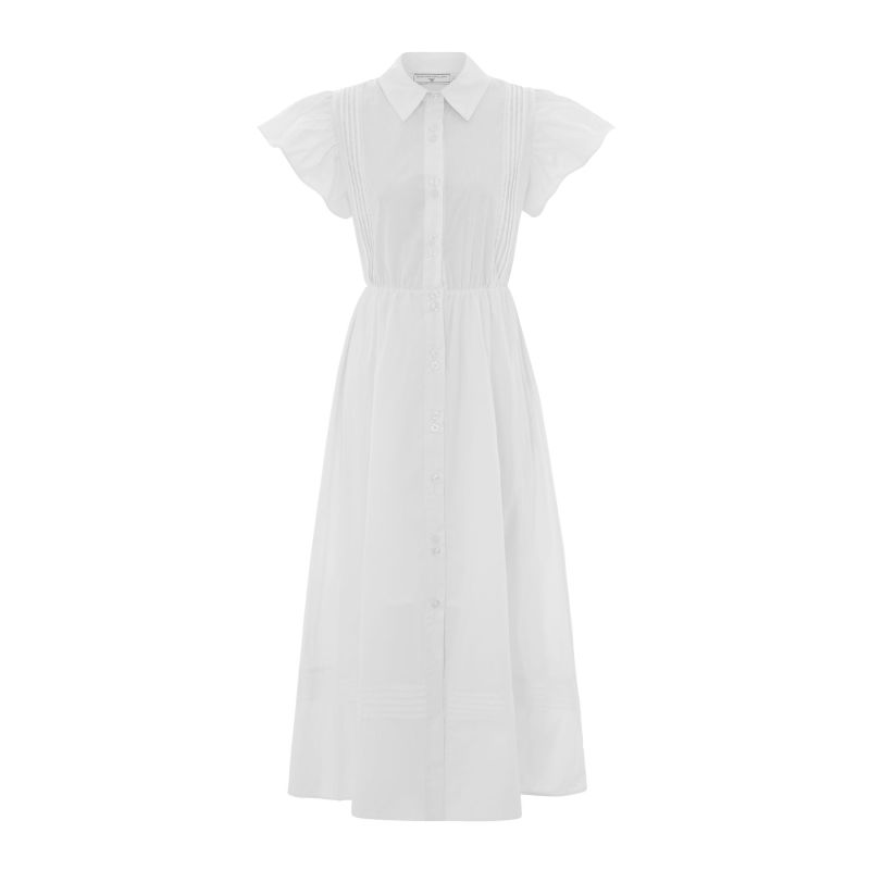 The Henley Maxi Dress White image