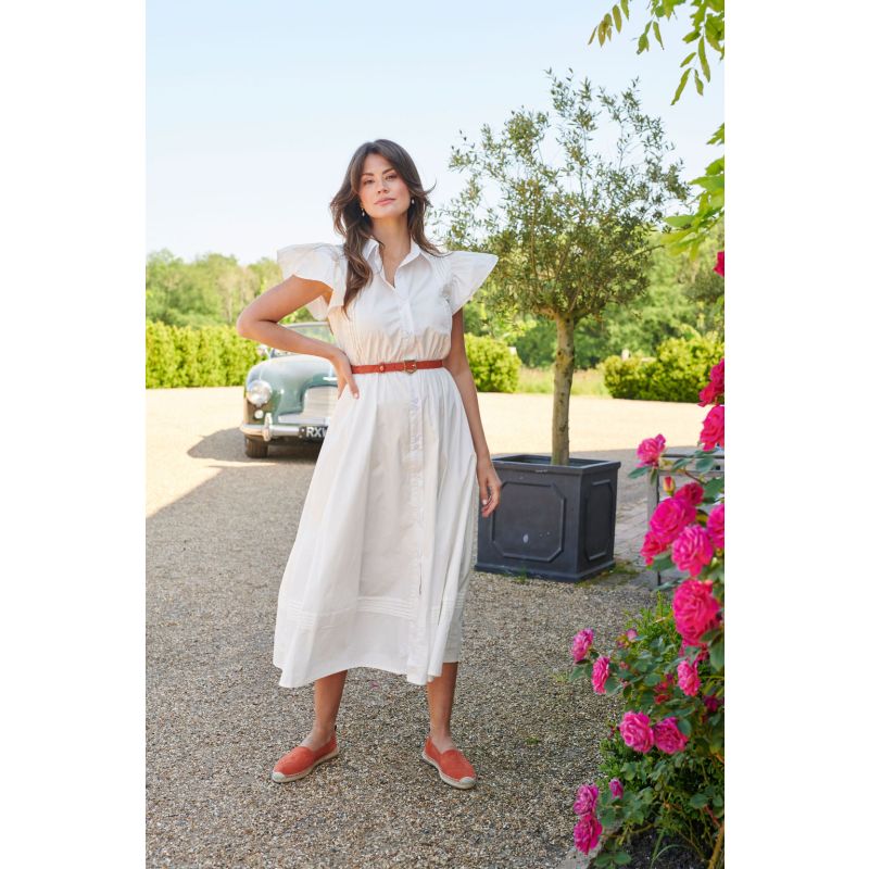 The Henley Maxi Dress White image