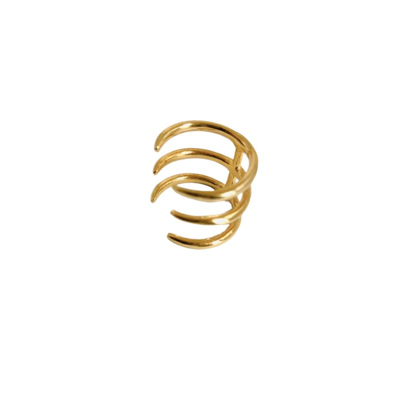 The Hug Midi Ring - Gold image