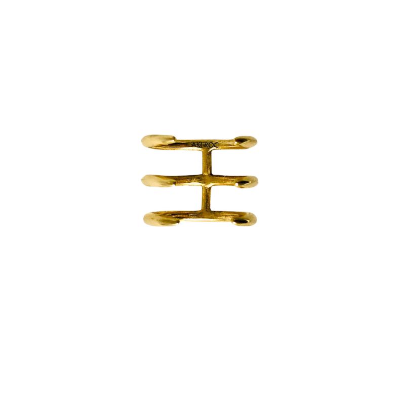 The Hug Midi Ring - Gold image