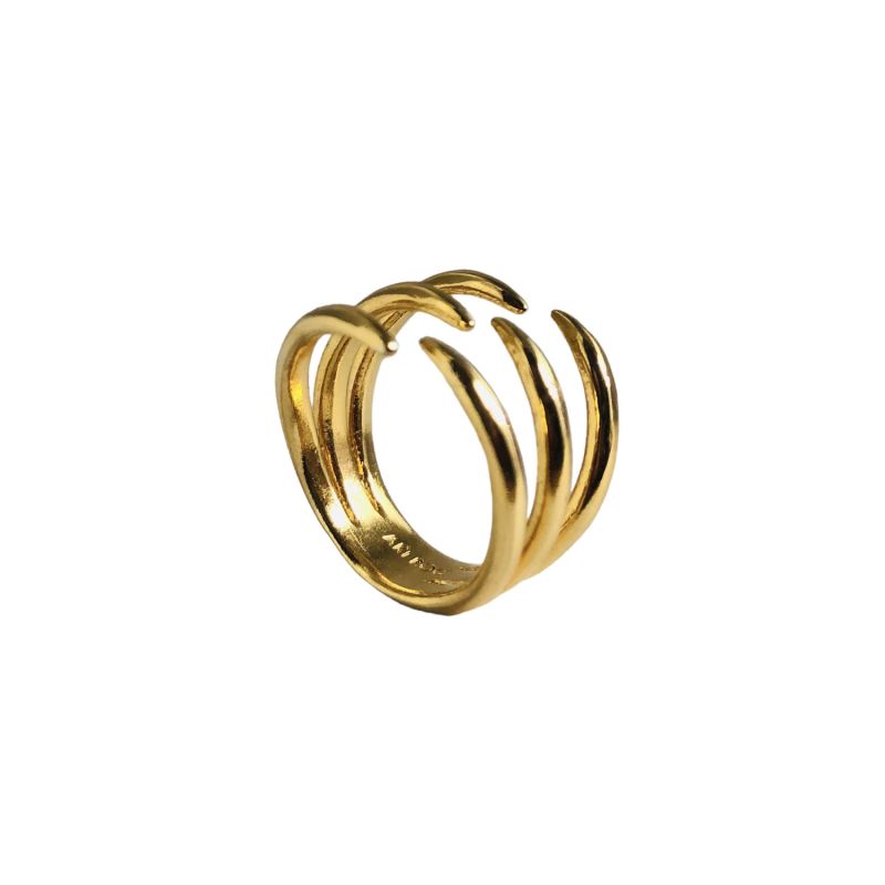 The Hug Ring Trio - Gold image