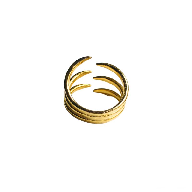 The Hug Ring Trio - Gold image