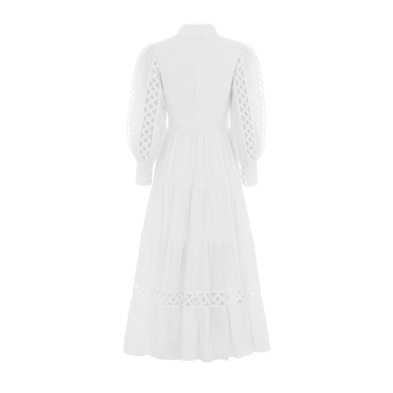 The Hurlingham Maxi Dress - White image