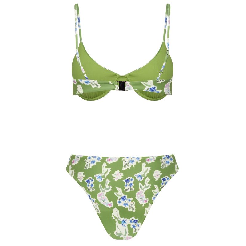 The Hyacinth Floral Print Bikini image