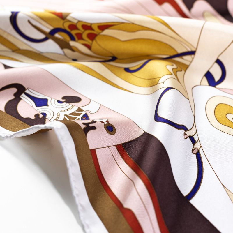 "The Kiss" Bandana Silk Scarf image