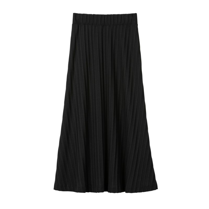 The Liapure Rib Skirt Black image