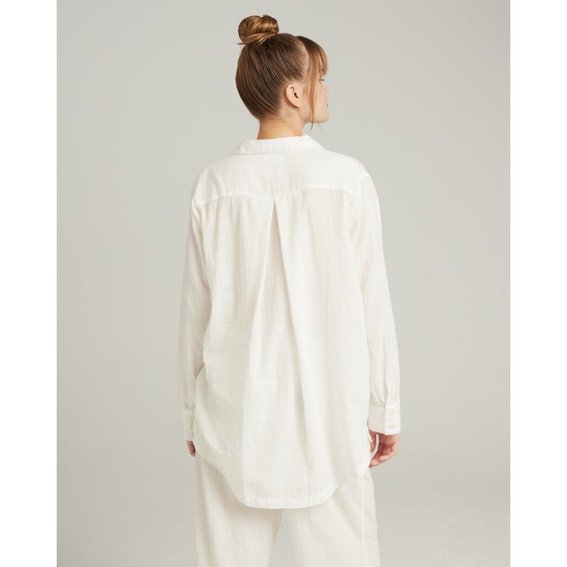 The Midi Shirt - Cotton White image