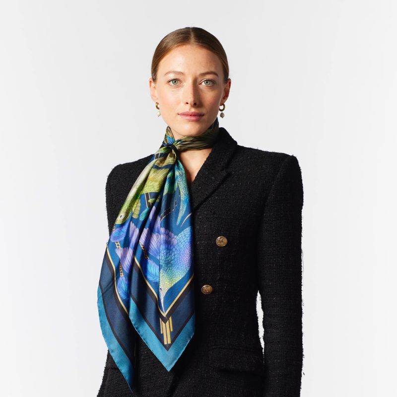 The Midnight Hummingbird Scarf - L image