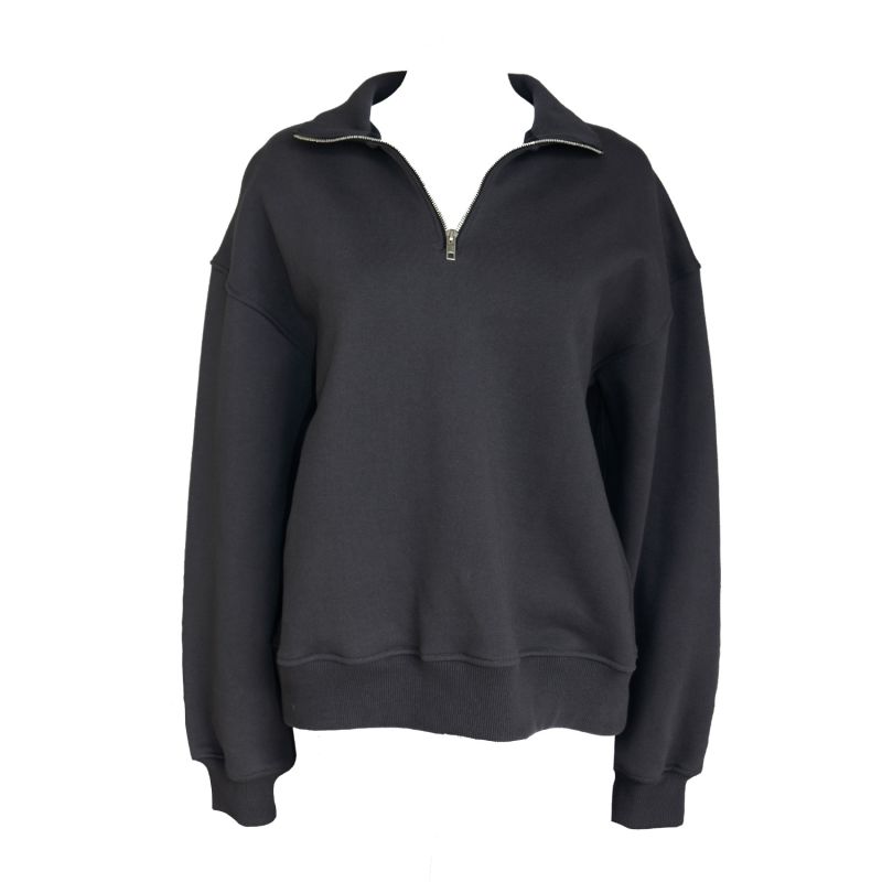 Half Zip Oversized Sweatshirt