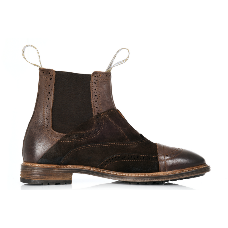 The No Lace Boot - Brown image