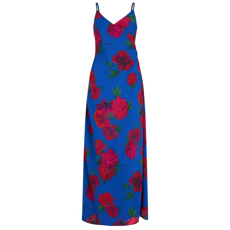 The Ola Sleeveless Cami Maxi Dress With Tie Back image