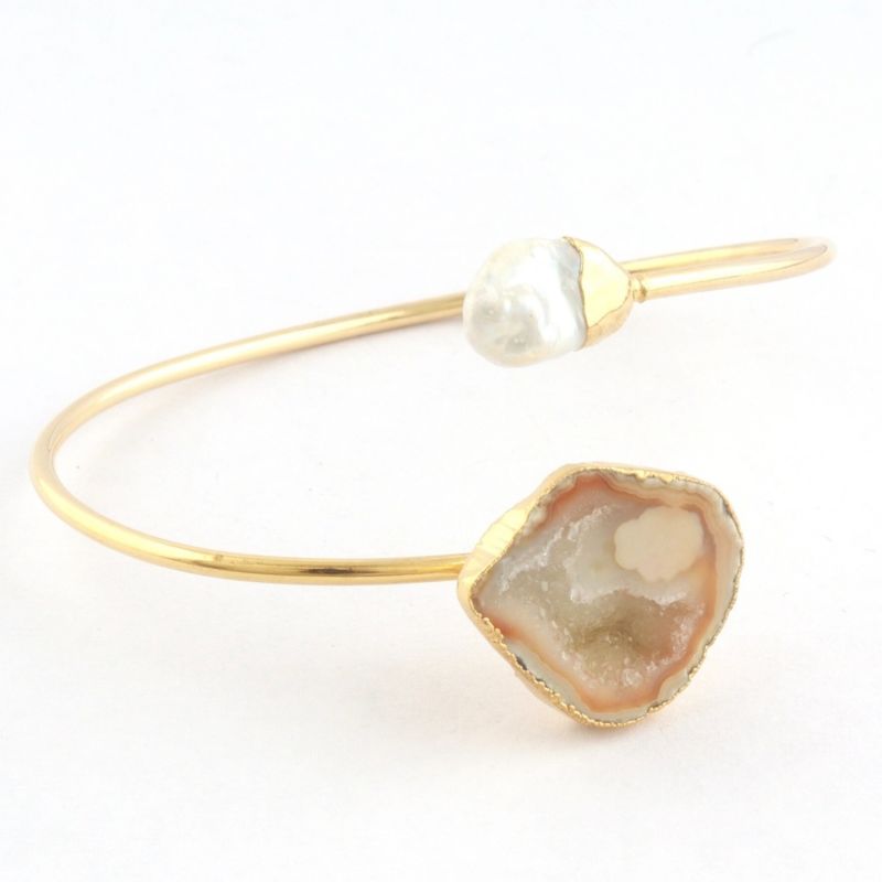 The Pearl Rocks Yellow Bangle image